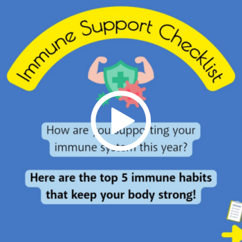 Immune Support Checklisy